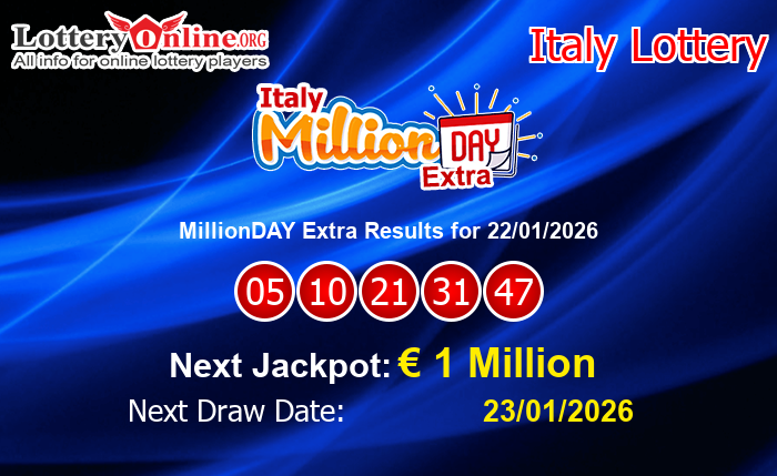 LatestMillionDAY Extra Results