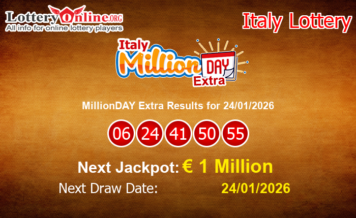 LatestMillionDAY Extra Results