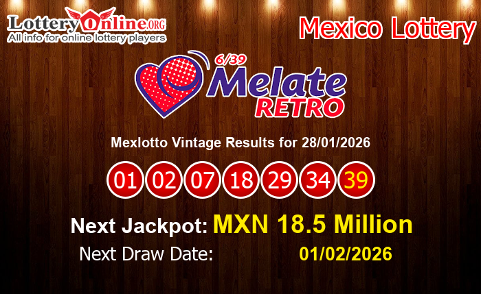 LatestMexlotto Vintage Results
