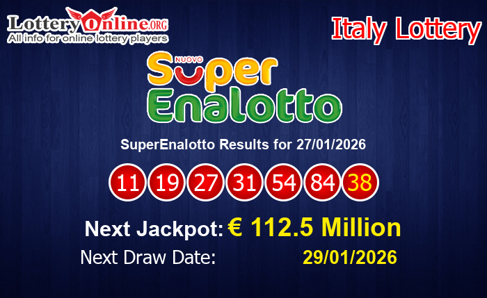 LatestSuperEnalotto Results