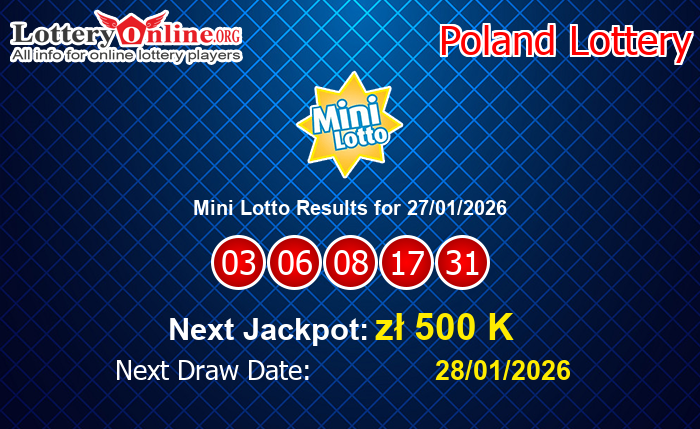 LatestMini Lotto Results