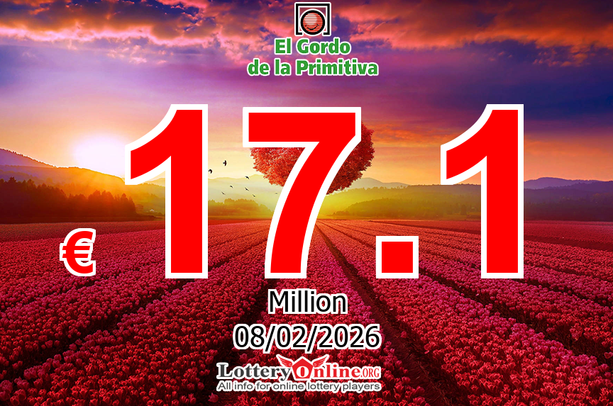 El Gordo jackpot climbs to € 17.1 Million Euro for Feb. 8, 2026 drawing