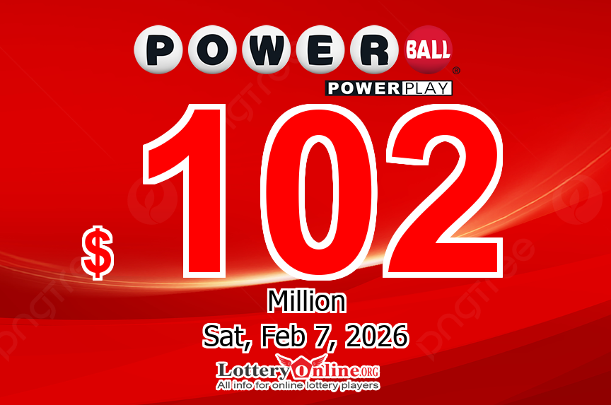 Three winners received the second prizes; Powerball jackpot is $102 million for Saturday, February 7, 2026