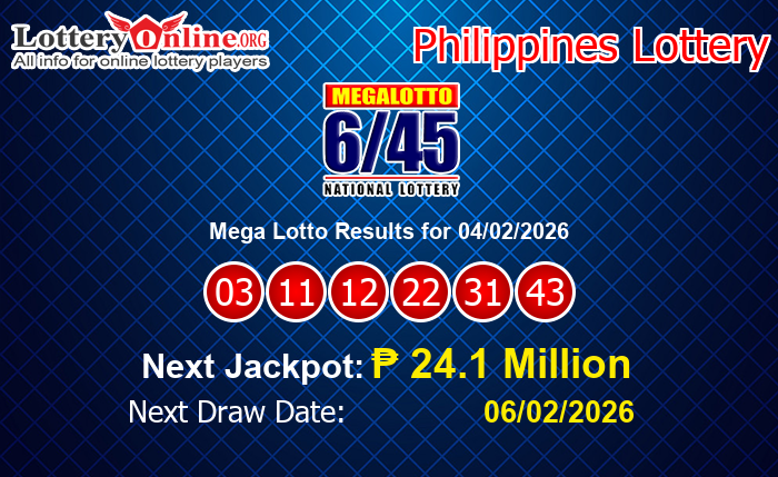 LatestMega Lotto Results
