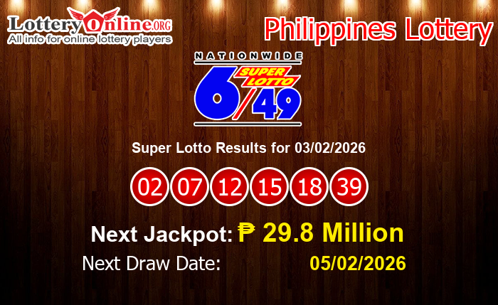LatestSuper Lotto Results