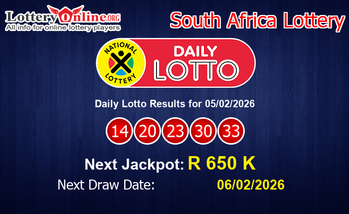 LatestDaily Lotto Results