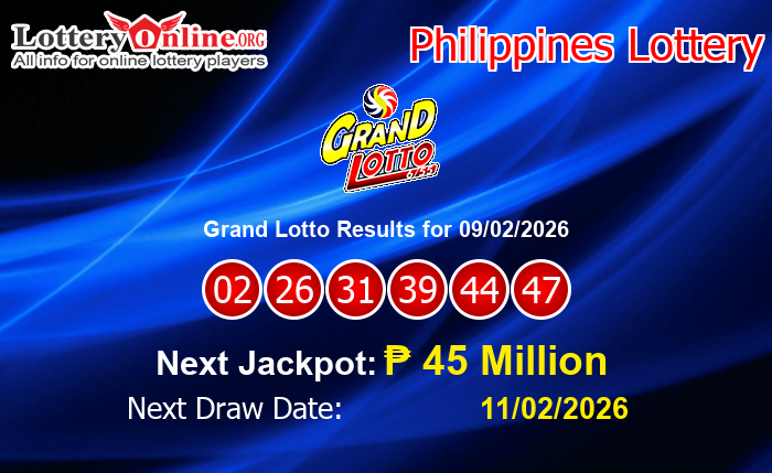LatestGrand Lotto Results