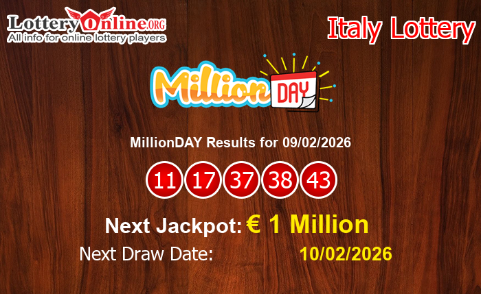 LatestMillionDAY Results