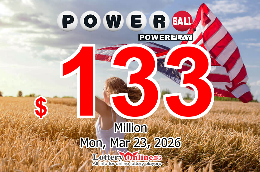 Powerball results for 03/21/26; Jackpot swells to $133 million