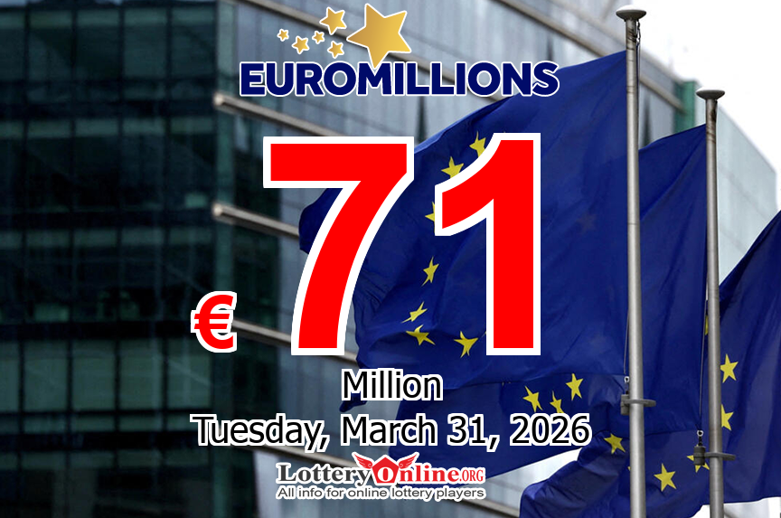 Lottery Fever – EuroMillions Jackpot Up To €71 million this Tuesday, March 31, 2026
