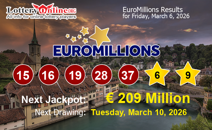 EuroMillions Winning Numbers