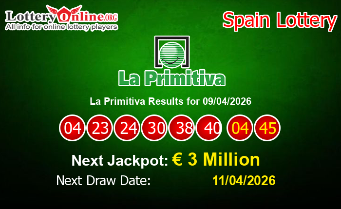 LatestLa Primitiva Results