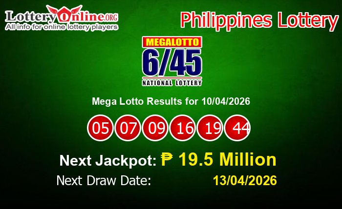 LatestMega Lotto Results