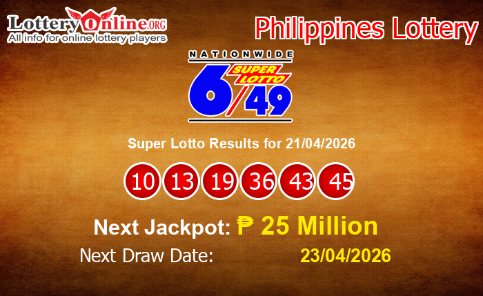 LatestSuper Lotto Results