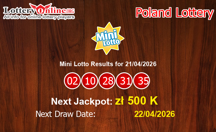 LatestMini Lotto Results