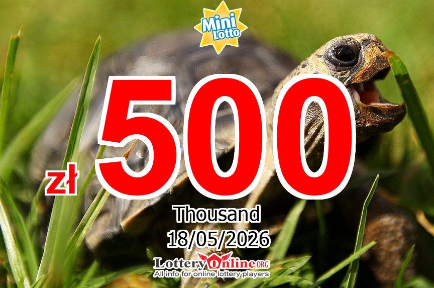 Mini Lotto results for 05/17/26: Jackpot raises to zł 500 K PLN