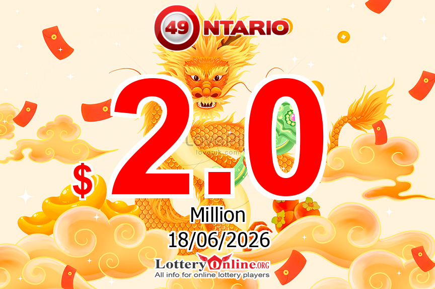 Results of Jun. 14, 2026 – Now, Ontario 49 jackpot is $ 2 Million CAD