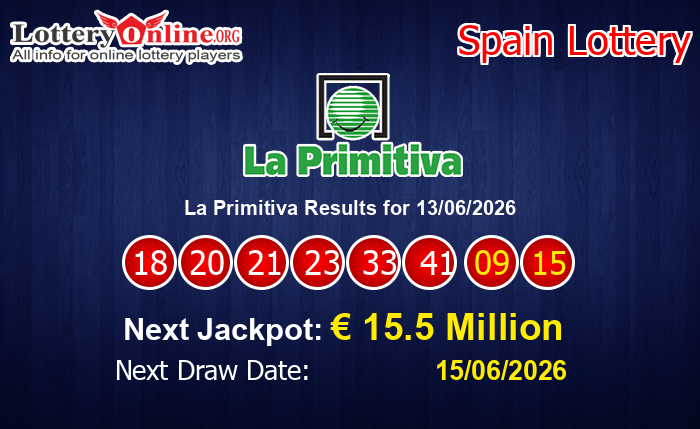 LatestLa Primitiva Results