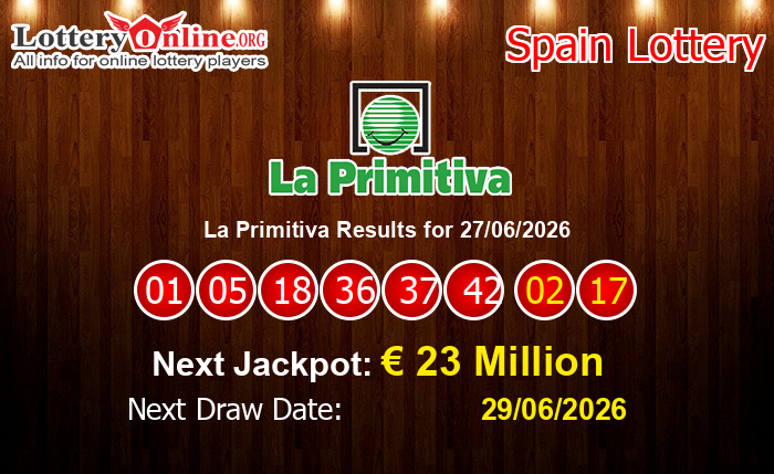 LatestLa Primitiva Results