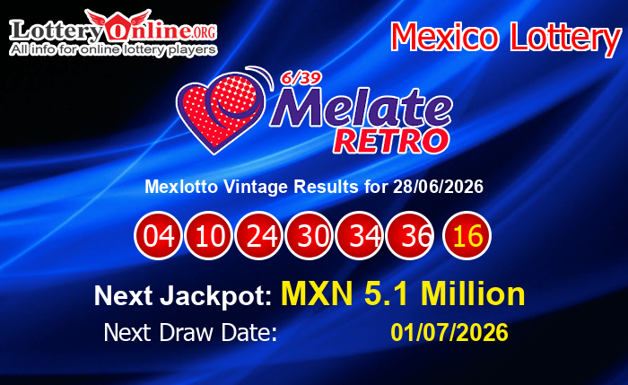 LatestMexlotto Vintage Results