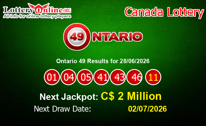 LatestOntario 49 Results