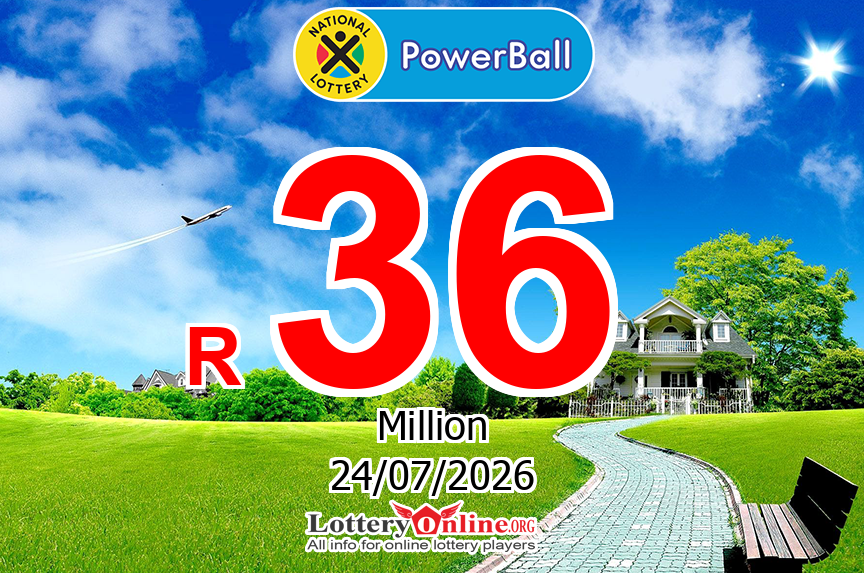 The result of PowerBall lottery of South Africa on Jul. 21, 2026