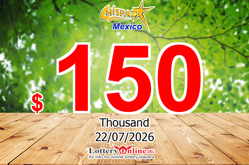 The result of Chispa Boom lottery on Jul. 22, 2026 – Jackpot is $ 150 K MXN