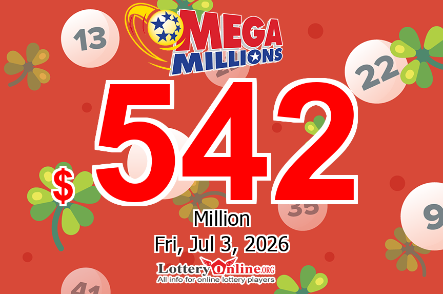 Mega Millions result of 06/30/26 – Jackpot climbs to $542 million