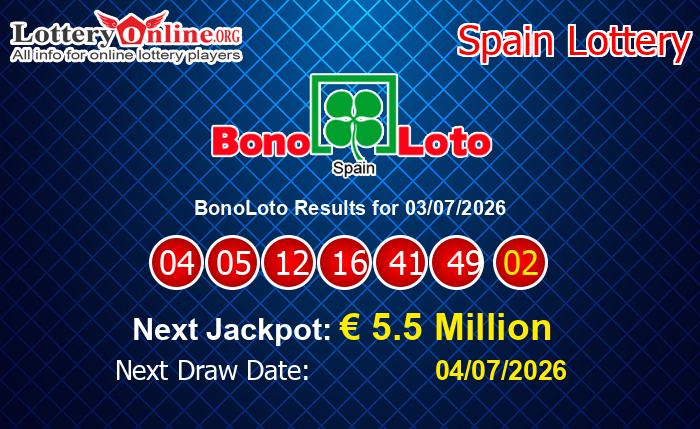 LatestBonoLoto Results
