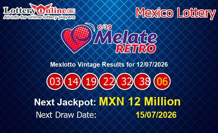 LatestMexlotto Vintage Results