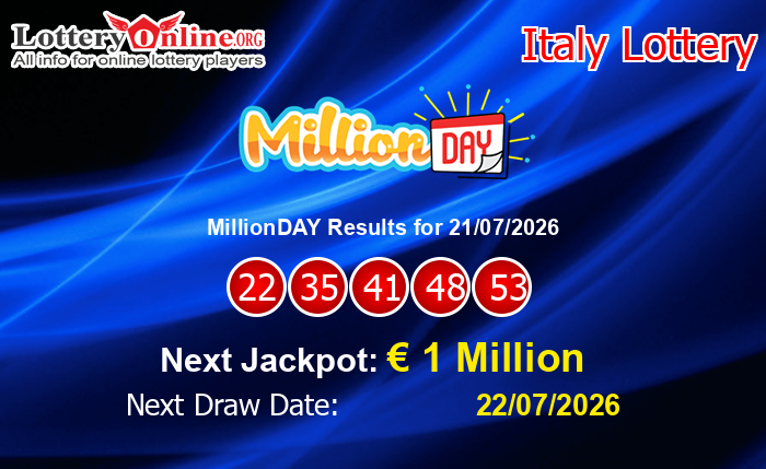LatestMillionDAY Results