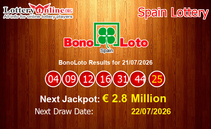 LatestBonoLoto Results