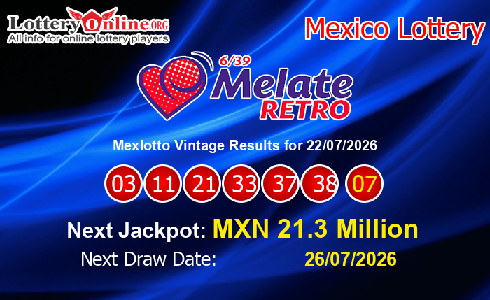 LatestMexlotto Vintage Results