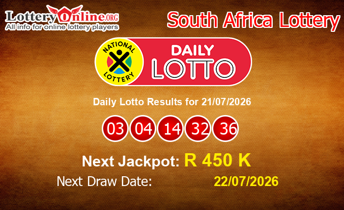 LatestDaily Lotto Results