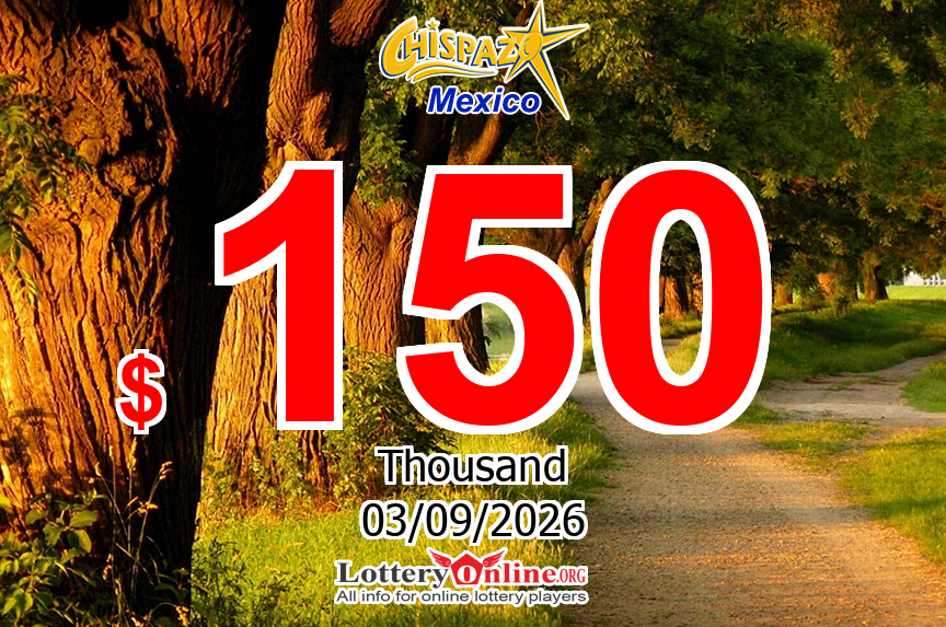Jackpot Chispa Boom stands at $ 150 K MXN for Thu, Sep 3, 2026