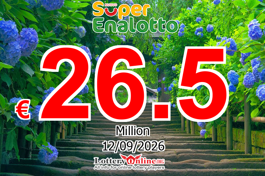 SuperEnalotto numbers 09/11/26: € 223.2 Million Euro jackpot of SuperEnalotto lottery found the owner