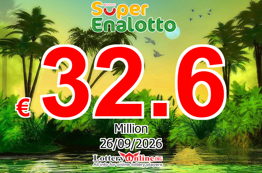 No winner today, Sep. 25, 2026 – SuperEnalotto jackpot increases to € 32.6 Million Euro