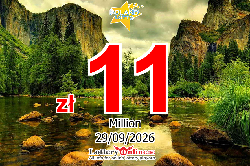 Lotto Winning Numbers Results for 09/26/26: Jackpot is zł 11 Million PLN
