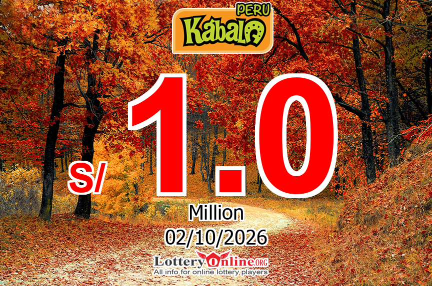 Kabala jackpot jumps to S/ 1 Million PEN on Sep. 30, 2026