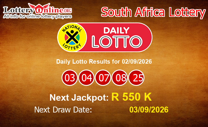 LatestDaily Lotto Results
