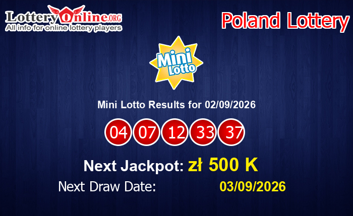 LatestMini Lotto Results