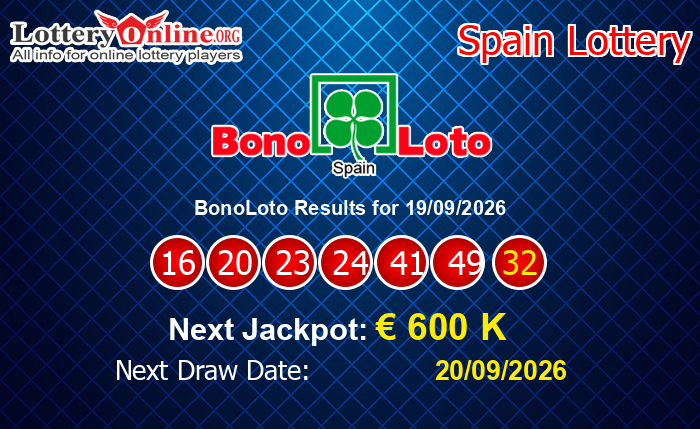 LatestBonoLoto Results