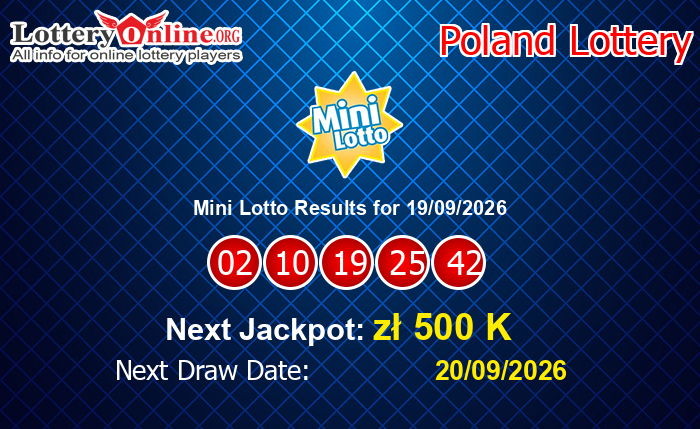 LatestMini Lotto Results