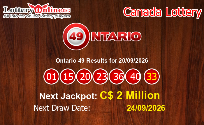 LatestOntario 49 Results