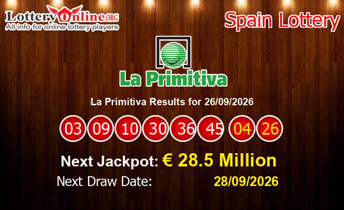 LatestLa Primitiva Results