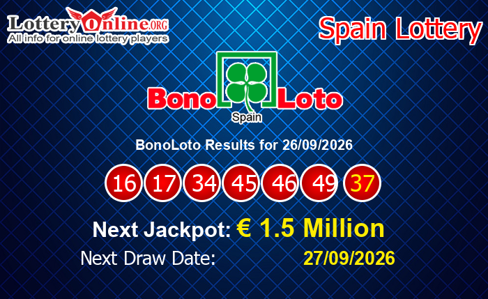 LatestBonoLoto Results