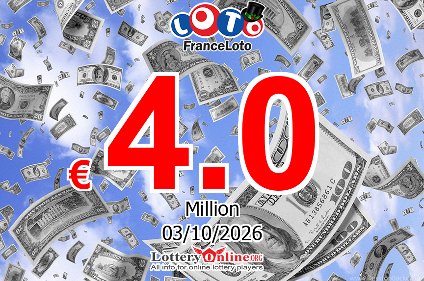 Loto Jackpot now is € 4 Million Euro: No winner of jackpot on Sep. 30, 2026