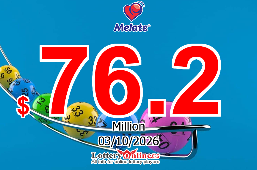 Mexlotto results of Oct. 1, 2026; Jackpot is $ 76.2 Million MXN