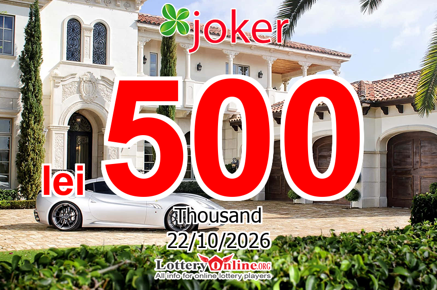 Joker jackpot is constantly exploding – lei 10.1 K RON found out the owner on Sun, Oct 18, 2026