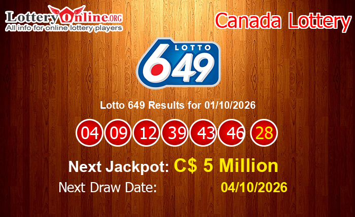 LatestLotto 649 Results